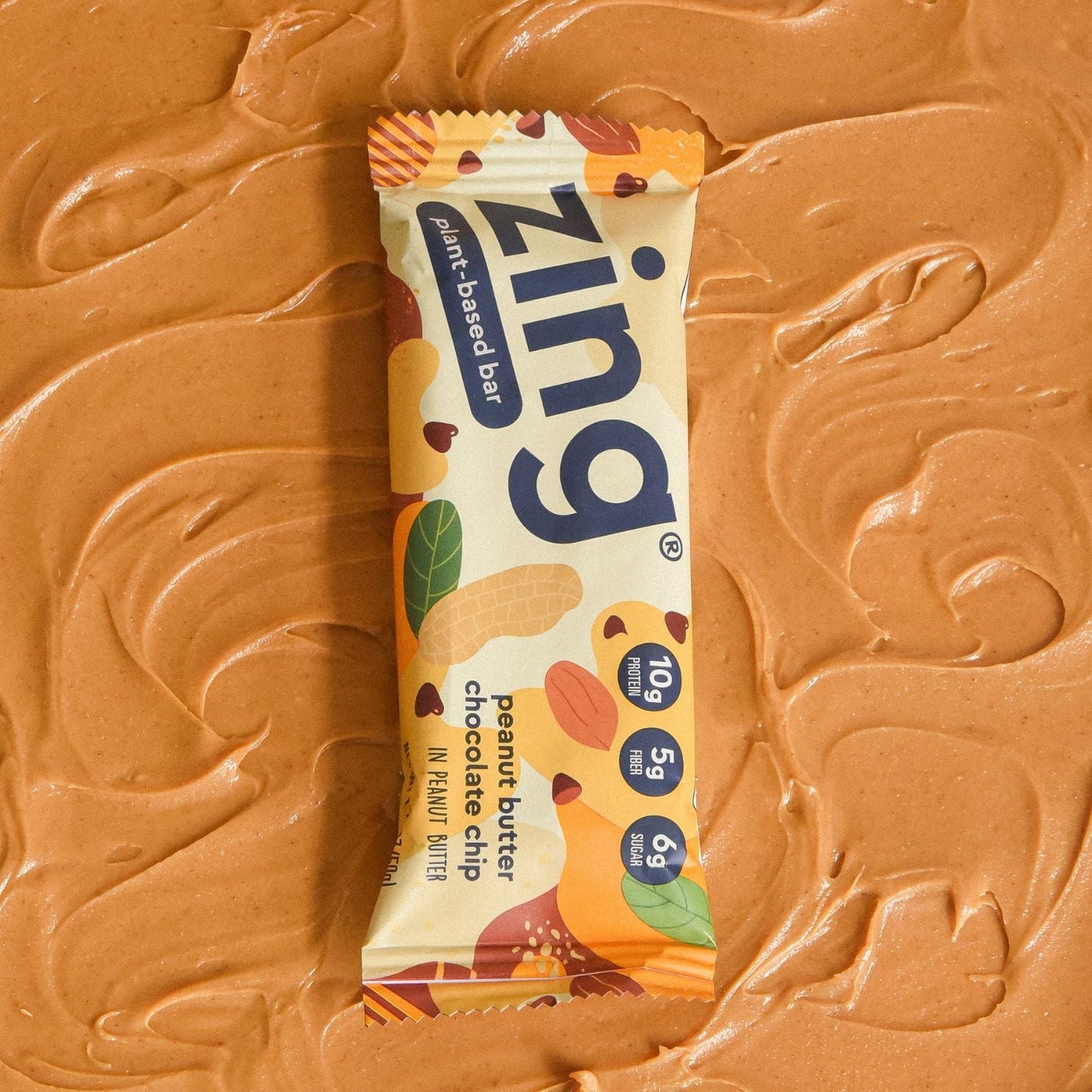 Zing Peanut Butter Chocolate Chip Nutrition Bars