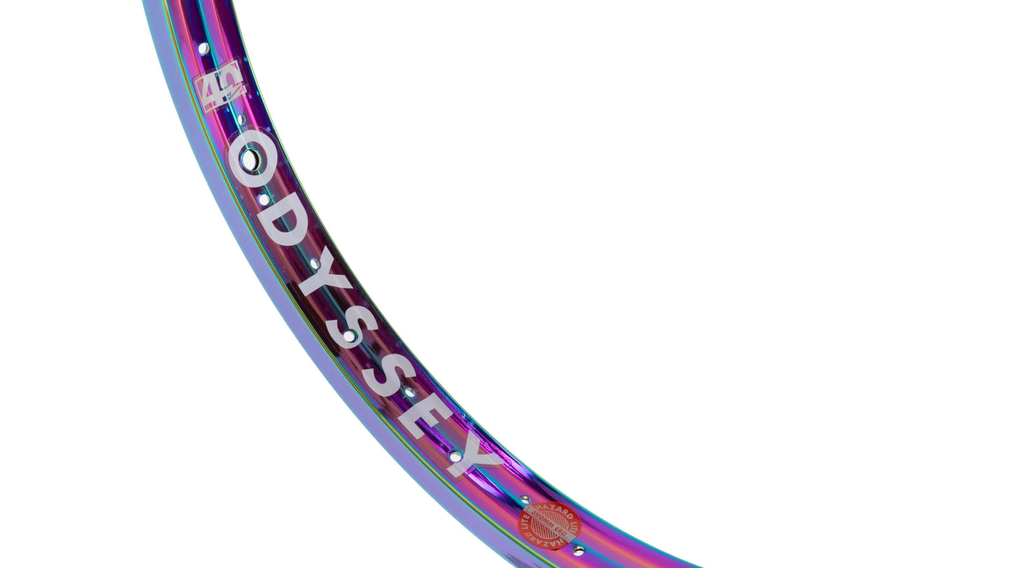 Odyssey Hazard Lite 40th Anniversary Oil Slick Rim