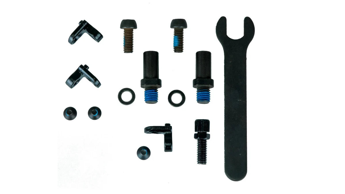 Kit de fixation de frein BMX et de languettes gyroscopiques (M8)