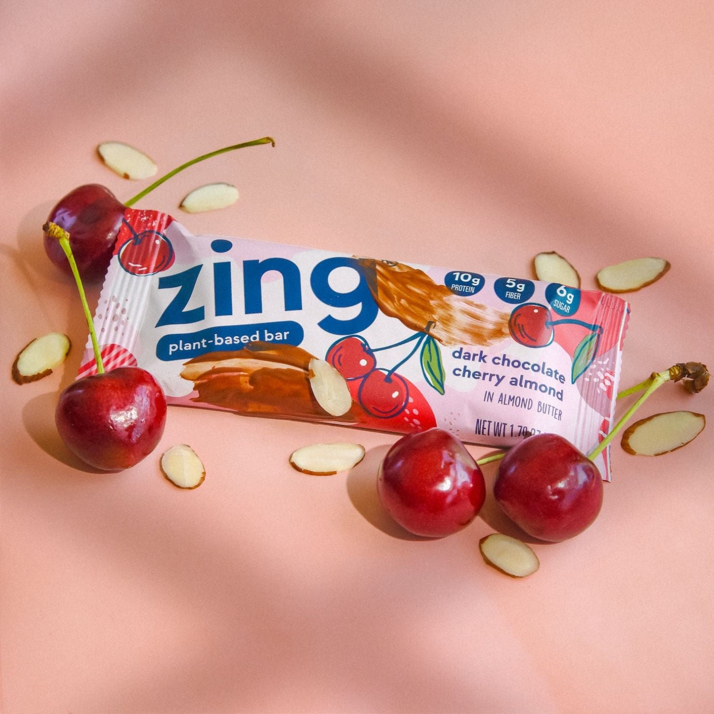 Zing Dark Chocolate Cherry Nutrition Bars