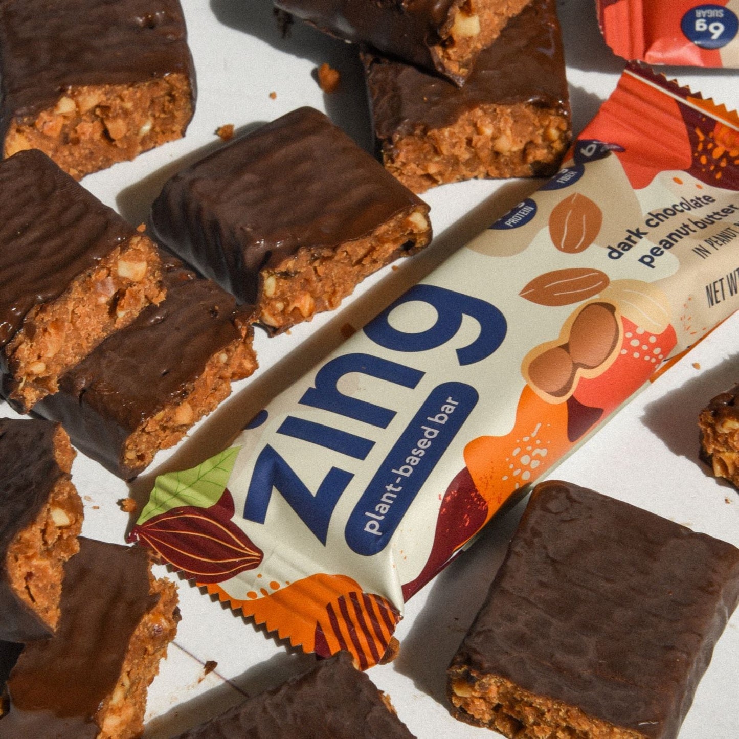 Zing Dark Chocolate Peanut Butter Nutrition Bars