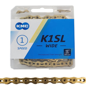 Correntes de elos completos super leves KMC K1SL (1/8) 