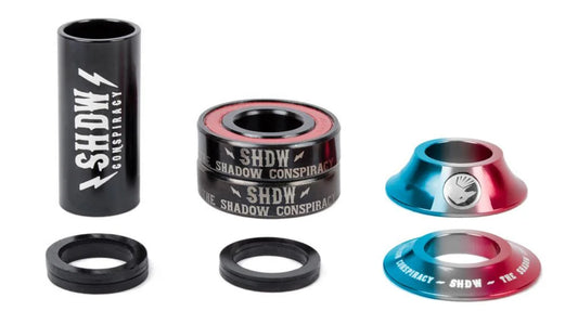 Eje de pedalier Shadow Stacked Mid: 19 mm y 22 mm