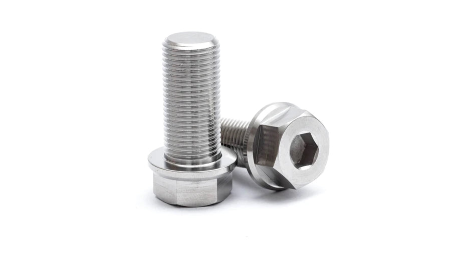 Pernos de eje hembra de titanio Armour Bikes - 14 mm 