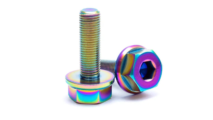 Pernos de eje de titanio WheelHouse41 - Métrico de 3/8" 