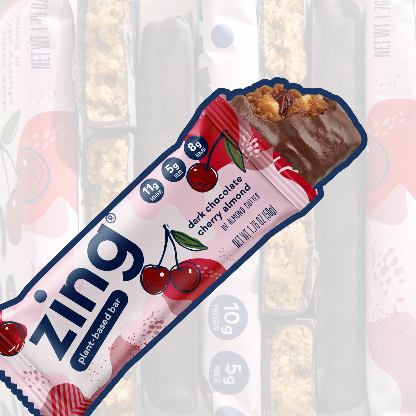 Zing Dark Chocolate Cherry Nutrition Bars