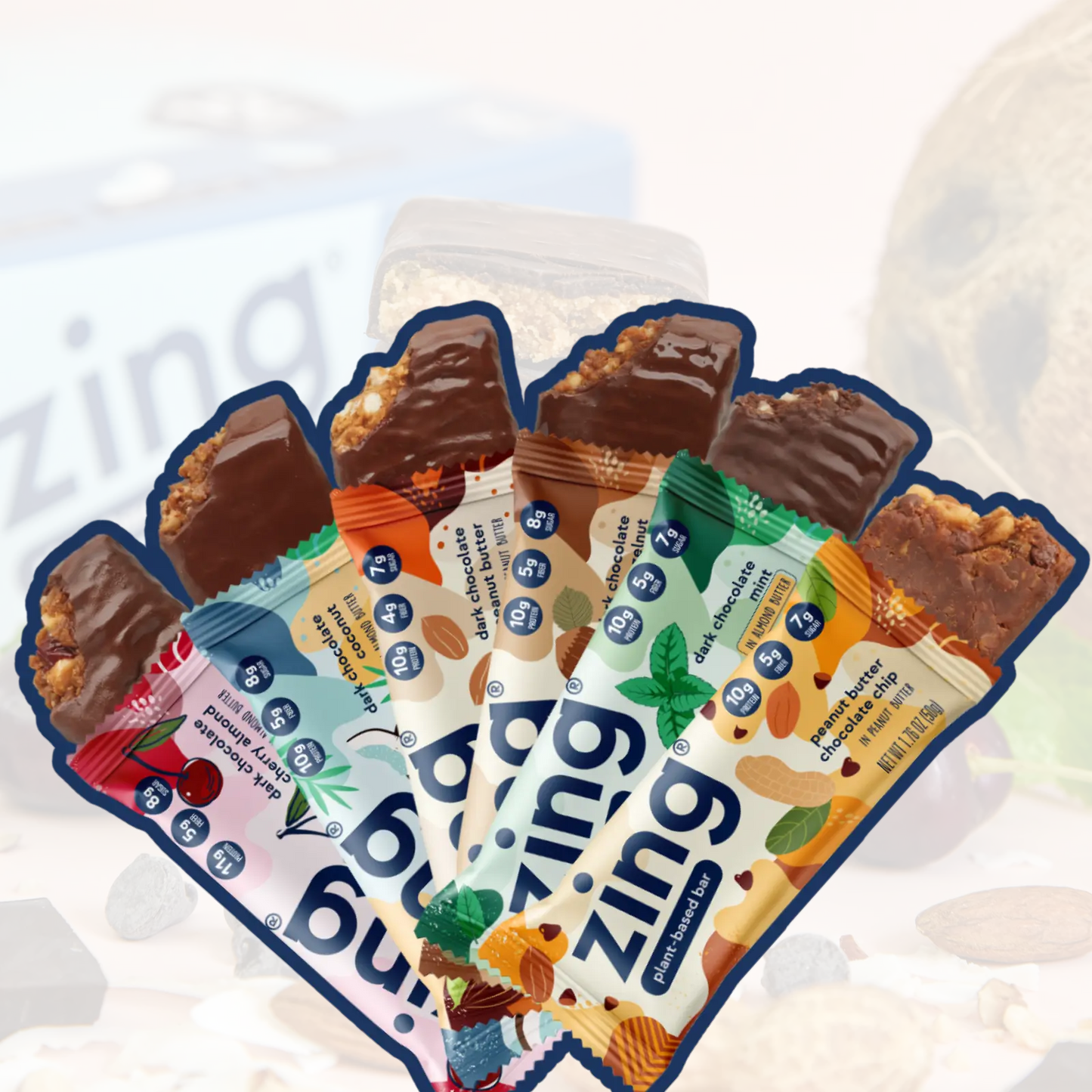Zing Nutrition Bars Variety Pack