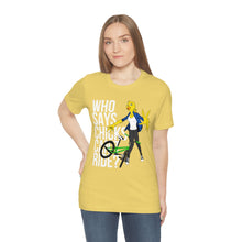Load image into Gallery viewer, Silver OutBreak: Who Says Chicks Can&#39;t Ride? Tee