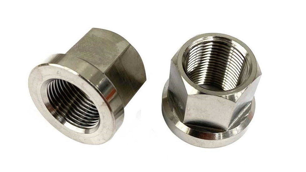 RNC Titanium Axle Nuts - 3/8" & 14mm